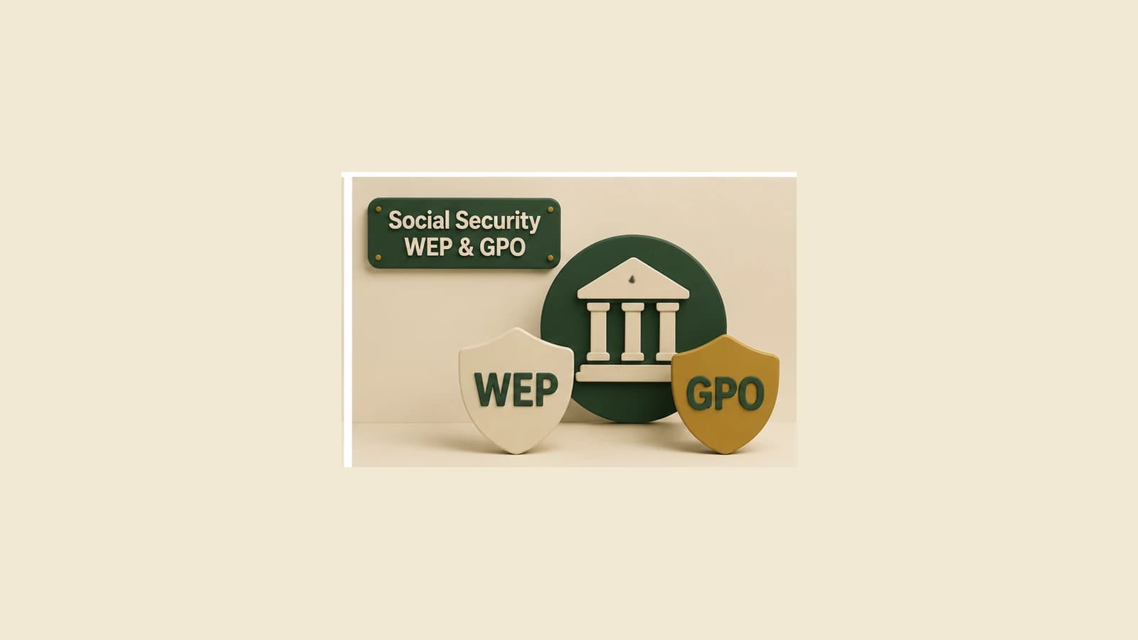 Two retirement-benefit tracks pass a removed barrier and continue toward a federal Social Security benefit record.